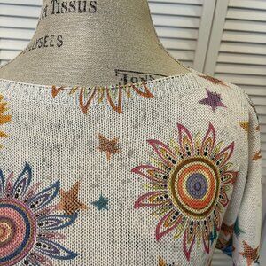 Pretty Colourful Lightweigh Sweater: Size S